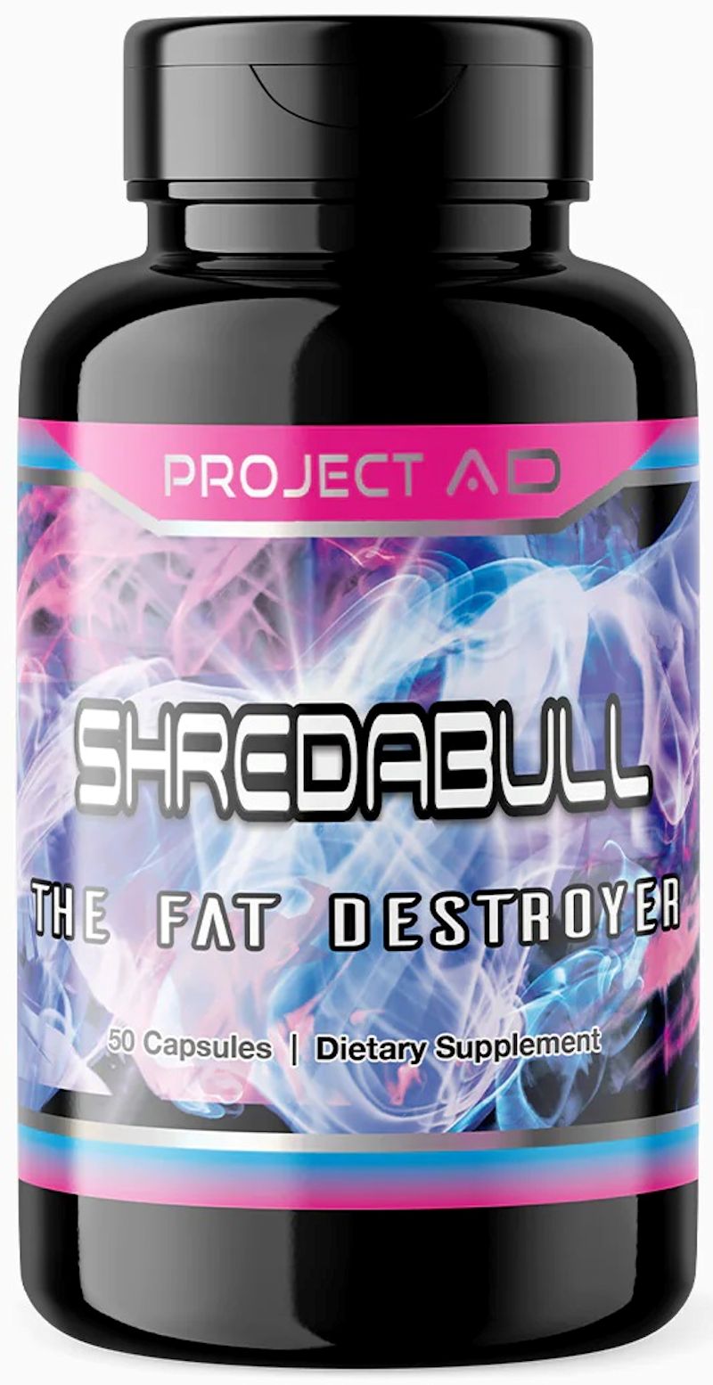 Project AD Shredabull Fat Burner 50 Capsules