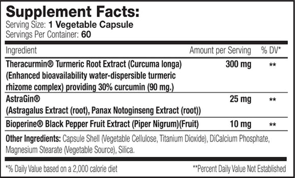 SNS Serious Nutrition Solutions Theracurmin XT - 60 Capsules|Joint Support|Bodyandfitness.com