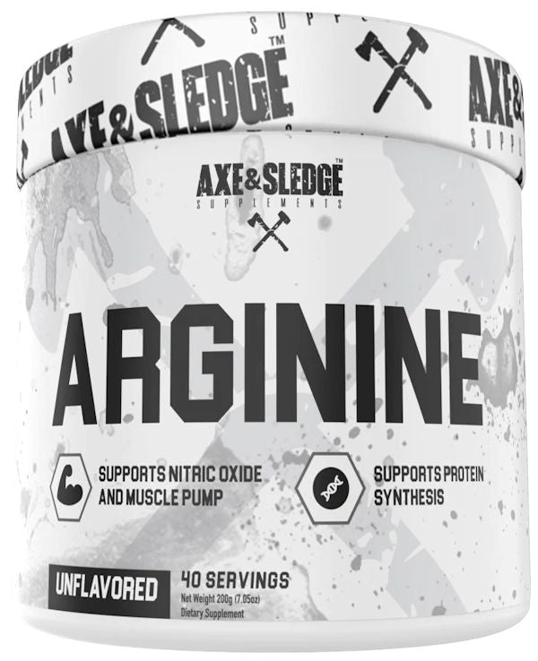 Axe & Sledge Arginine Support Nitric Oxide Pumps 40 Servings