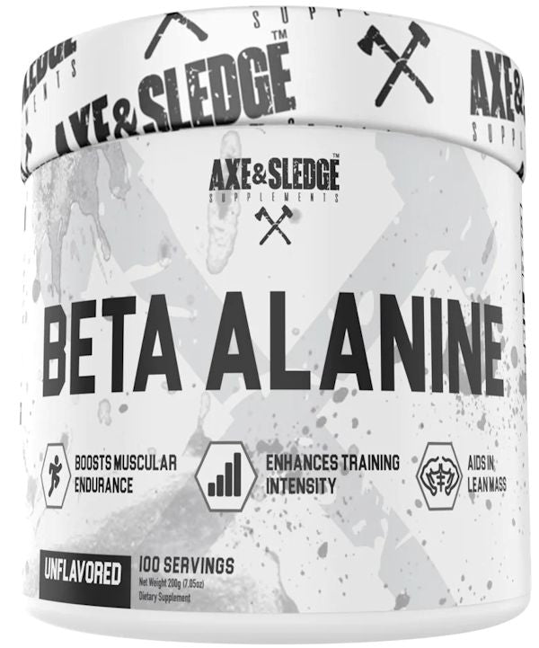 Axe & Sledge Beta-Alanine Unflavored 100 Servings