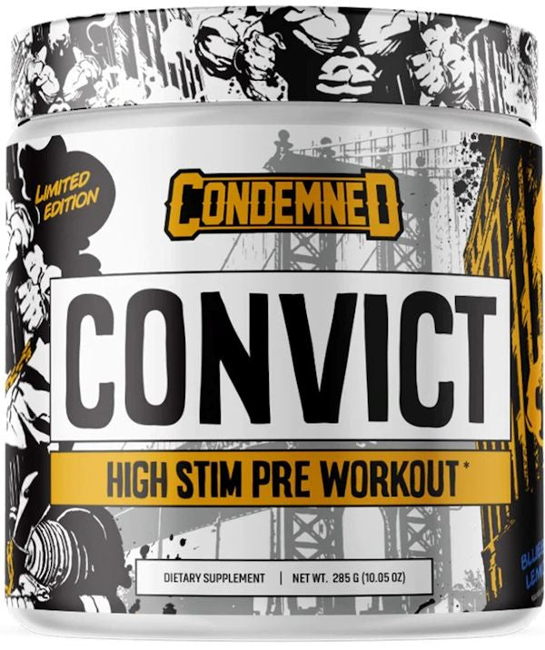 Condemned Labz Convict Pre-Workout lemonage
