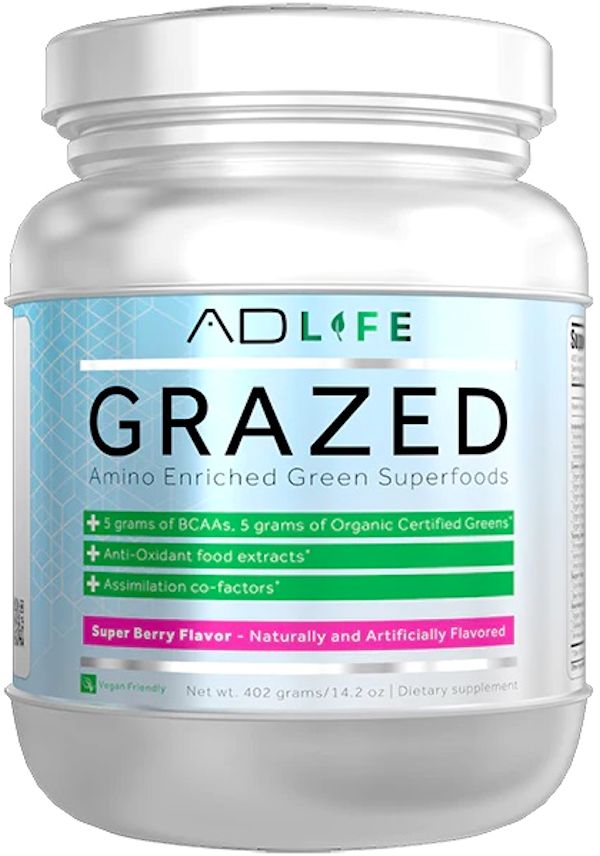 Project AD Grazed muscle-building amino acids greens super food.