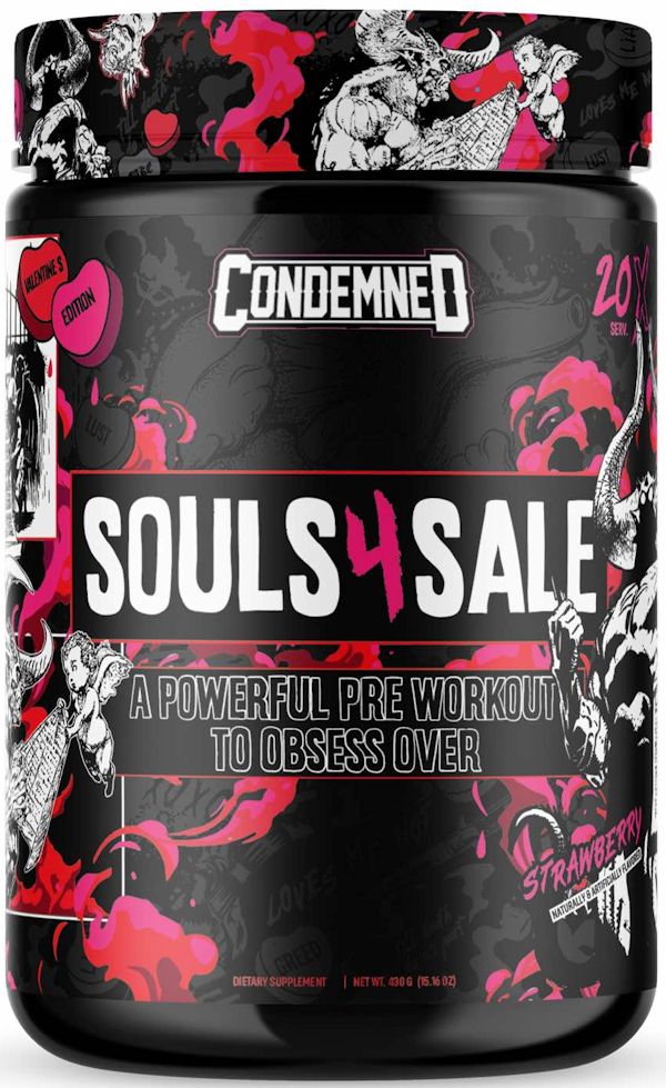 Condemned Labz Souls 4 Sale Pre-Workout strawberry