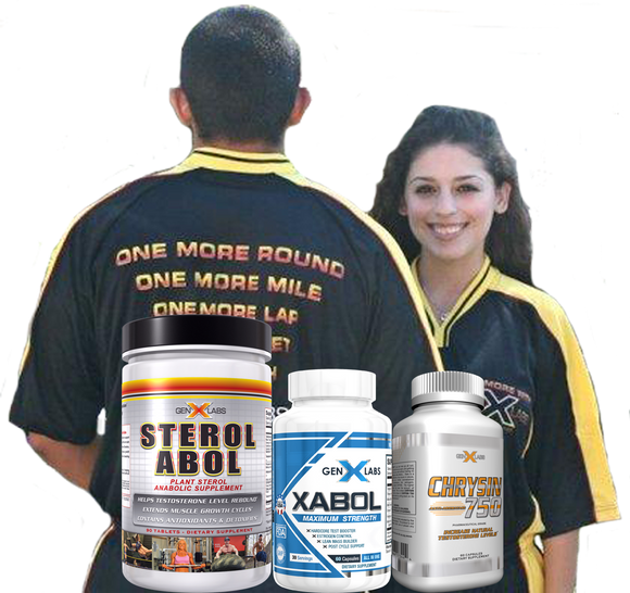 GenXLabs Cycle and Muscle Builder Stack FREE GenXLabs Training Set|Test Booster|Bodyandfitness.com