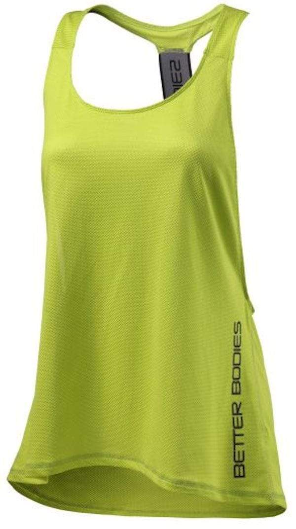 Better Bodies Women's Athlete Mesh Tank Lime CLEARANCE