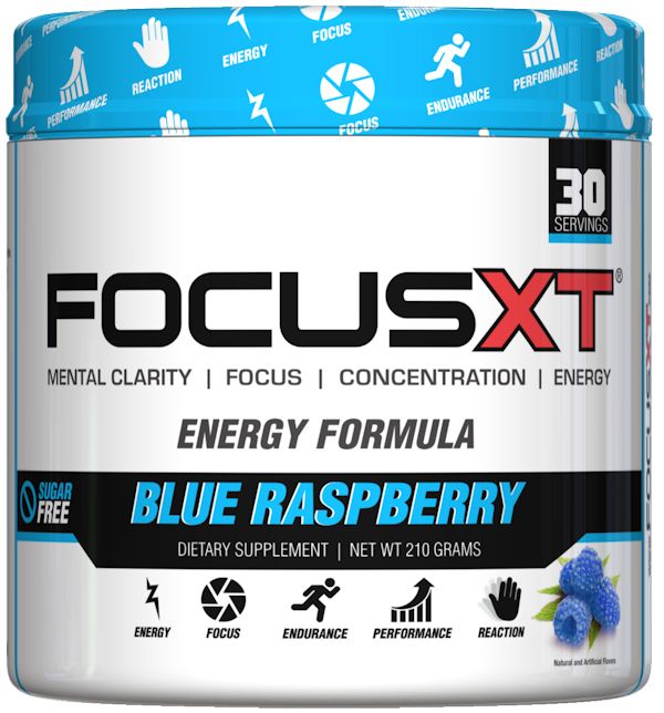 Serious Nutrition Solutions Focus XT blue raspberry