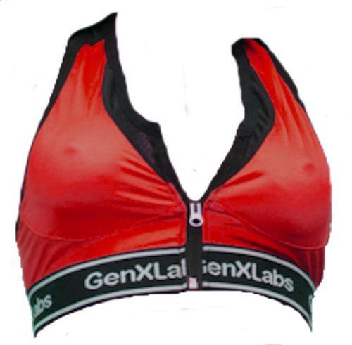 Free GenXLabs Sports Zipped Front Bra | Body and Fitness