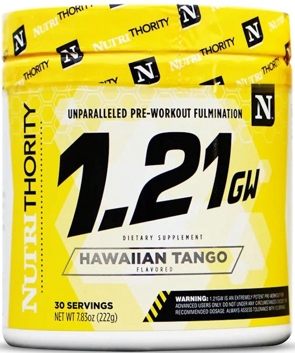 Nutrithority 1.21GW Pre-Workout High Stim|Pre-Workout|Bodyandfitness.com