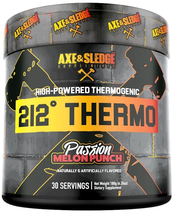 212 Thermo Axe and Sledge pre-workout 