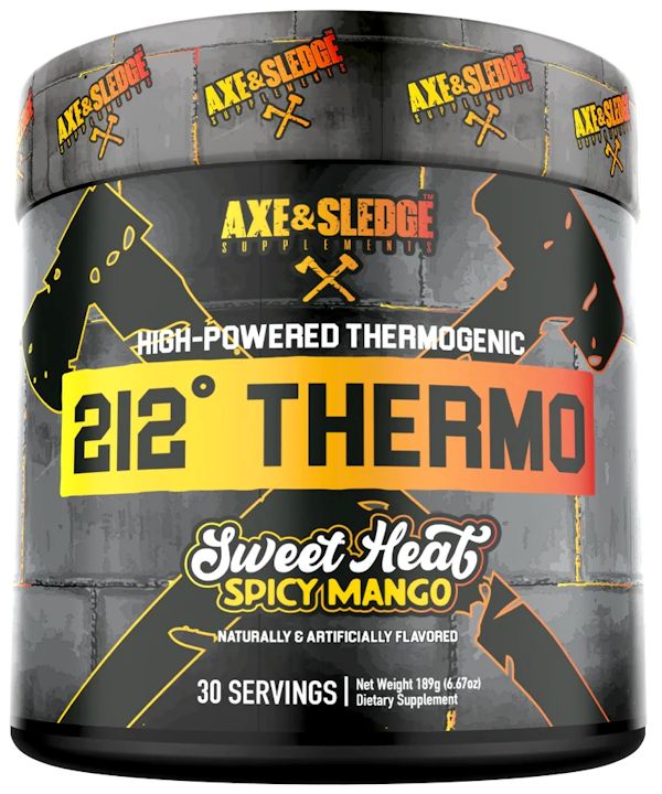 212 Thermo Axe and Sledge pre-workout fat burner