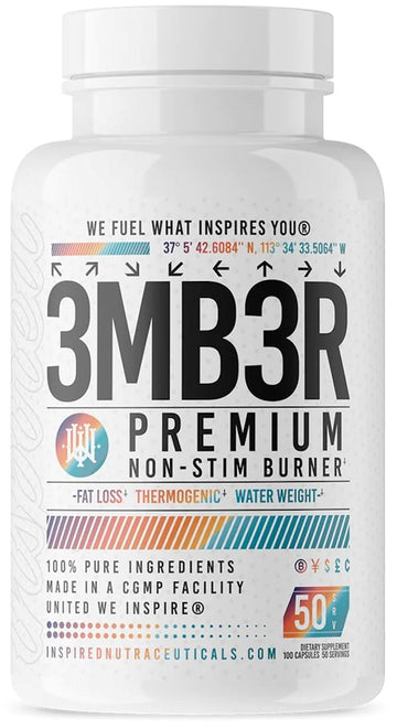 Inspired Nutraceuticals 3MB3R 100 caps|Fat Burner|Bodyandfitness.com