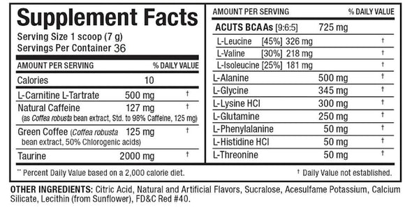 ALLMAX ACUTS Amino-Charged Energy