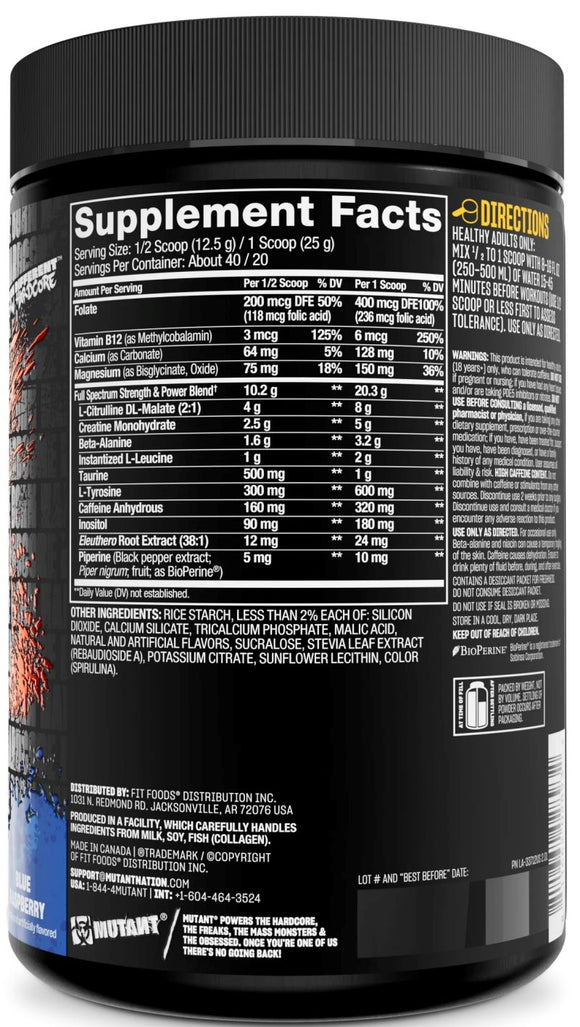 Mutant All-In Pre-Workout|Pre-Workout|Bodyandfitness.com