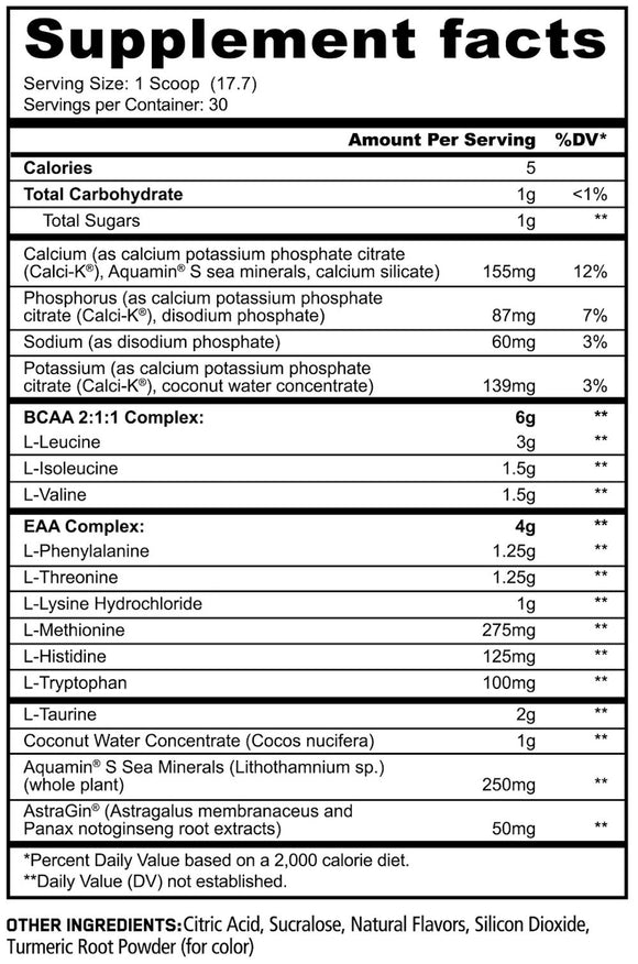 Panda Supps AMINOS - Premium BCAA + EAA + Hydration|BCAA|Bodyandfitness.com