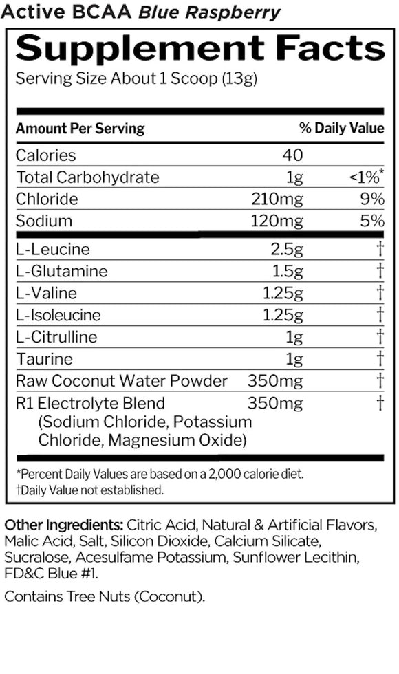 Rule One Active BCAAs + Hydration 30 servings|BCAA|Bodyandfitness.com