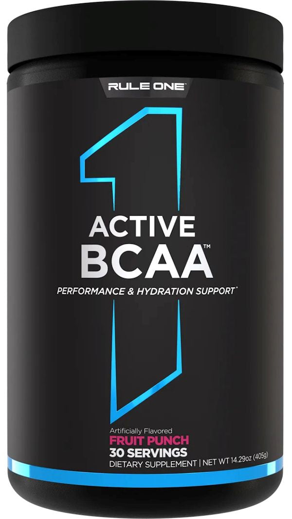 Rule One Active BCAAs + Hydration 30 servings blue
