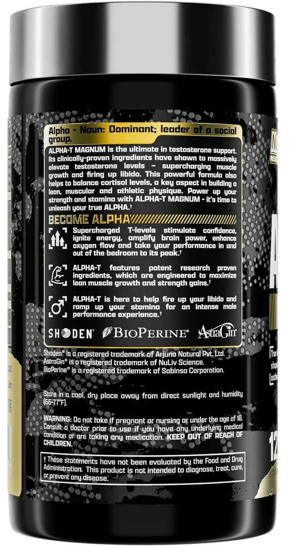 Nutrex Alpha-T Maximum 120 Capsules|Test Booster|Bodyandfitness.com
