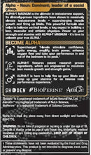 Nutrex Alpha-T Maximum 120 Capsules|Test Booster|Bodyandfitness.com