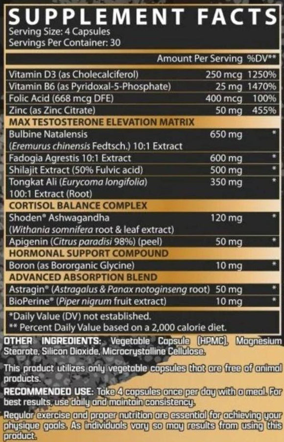 Nutrex Alpha-T Maximum 120 Capsules|Test Booster|Bodyandfitness.com