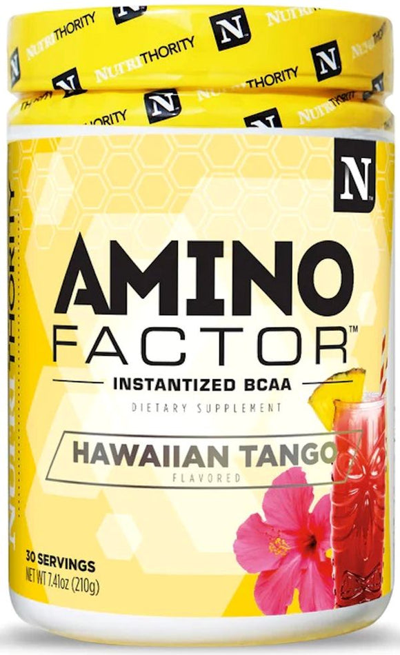Nutrithority Amino Factor 30 servings|BCAA|Bodyandfitness.com