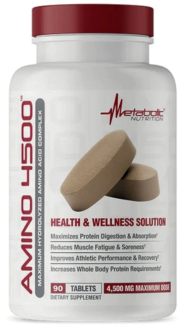 Metabolic Nutrition Amino 4500 90 Tablets|Amino Acids|Bodyandfitness.com
