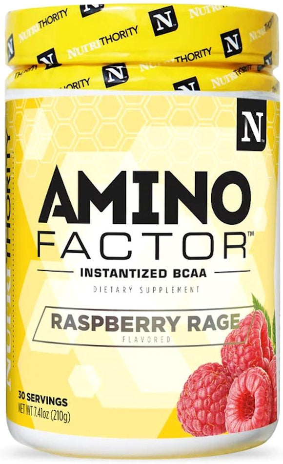 Nutrithority Amino Factor 30 servings|BCAA|Bodyandfitness.com