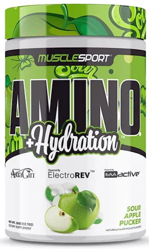 MuscleSport Amino+ Hydration – Sour Apple
