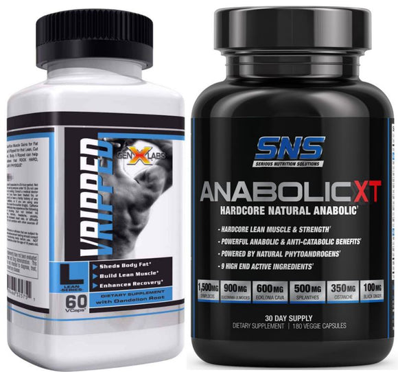 Serious Nutrition Solutions SNS Anabolic XT Hardcore w/FREE V-Ripped