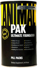 Universal Nutrition Animal Pak 44 Packet|Multi Vitamin|Bodyandfitness.com