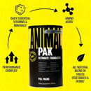 Universal Nutrition Animal Pak 44 Packet|Multi Vitamin|Bodyandfitness.com