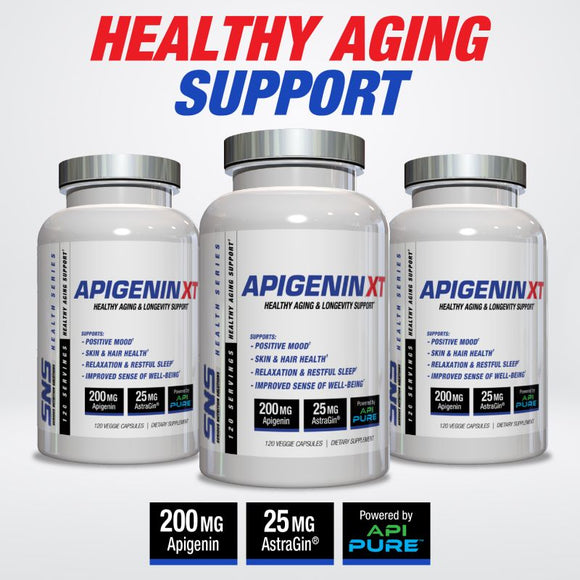 Serious Nutrition Solutions SNS Apigenin XT 200 Mg - 120 Capsules