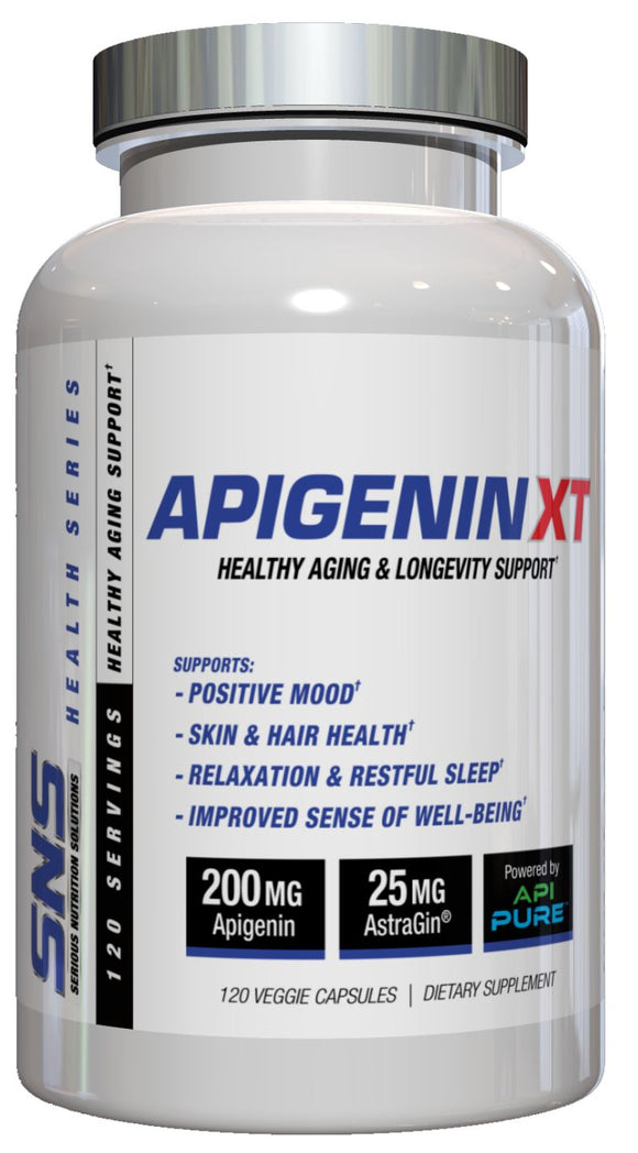 Serious Nutrition Solutions SNS Apigenin XT 200 Mg - 120 Capsules