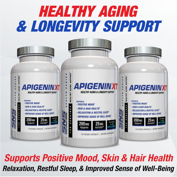Serious Nutrition Solutions SNS Apigenin XT 200 Mg - 120 Capsules