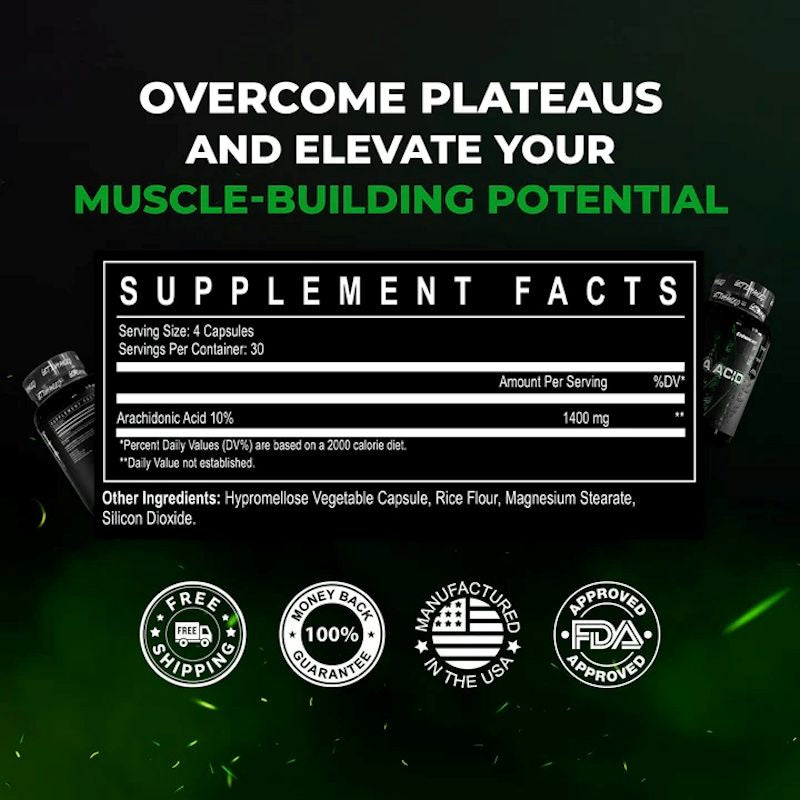 Enhanced Labs Ara Acid – Natural Muscle Builder