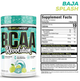 MuscleSport BCAA Revolution, Advanced Amino Acid & Hydration Formula|BCAA|Bodyandfitness.com