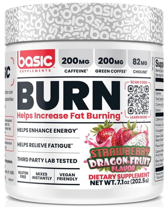 Basic Supplements Basic Burn 45 Serving (Copy)|Fat Burner|Bodyandfitness.com
