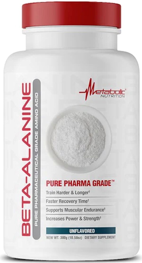 Beta-Alanine Unflavored Metabolic Nutrition 100 servings