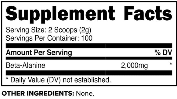 PrimaForce Beta Alanine 200gms|Pre Workout|Bodyandfitness.com