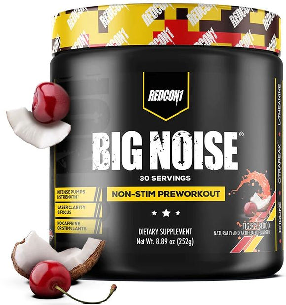 RedCon1 Big Noise Non Stim Pre Workout 30 servings|Muscle Pumps|Bodyandfitness.com