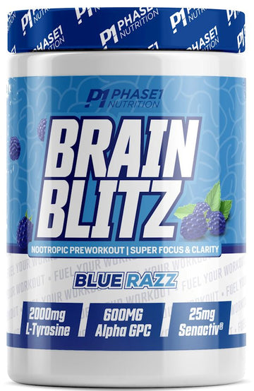 Phase 1 Nutrition Brain Blitz Super Focus Pre-Workout|Pre-Workout|Bodyandfitness.com