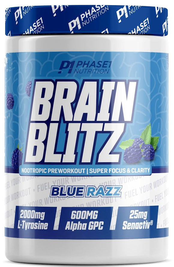 Phase 1 Nutrition Brain Blitz Super Focus Pre-Workout|Pre-Workout|Bodyandfitness.com