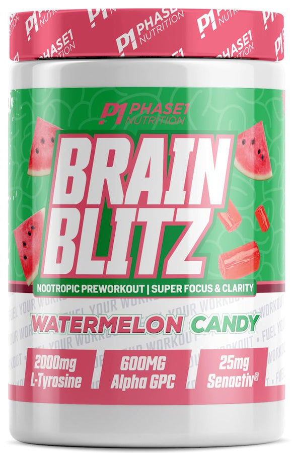 Phase 1 Nutrition Brain Blitz Super Focus Pre-Workout|Pre-Workout|Bodyandfitness.com