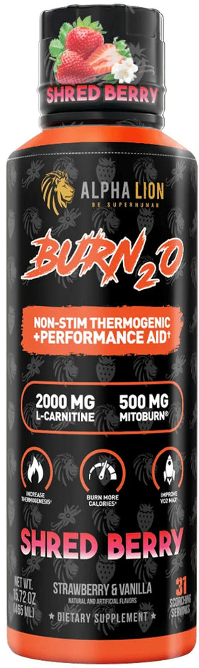Alpha Lion Burn20 Liquid 31 Servings Grapezilla|Fat Burner|Bodyandfitness.com