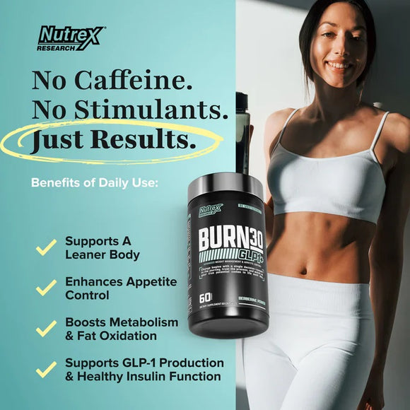 Nutrex Burn30 GLP1|Fat Burner|Bodyandfitness.com