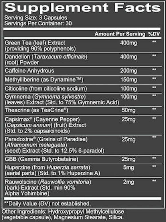 Redcon1 C-Burn Extreme Fat Burner|Fat Burner|Bodyandfitness.com