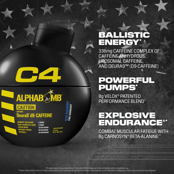 Cellucor C4 AlphaBomb|Muscle Pumps|Bodyandfitness.com