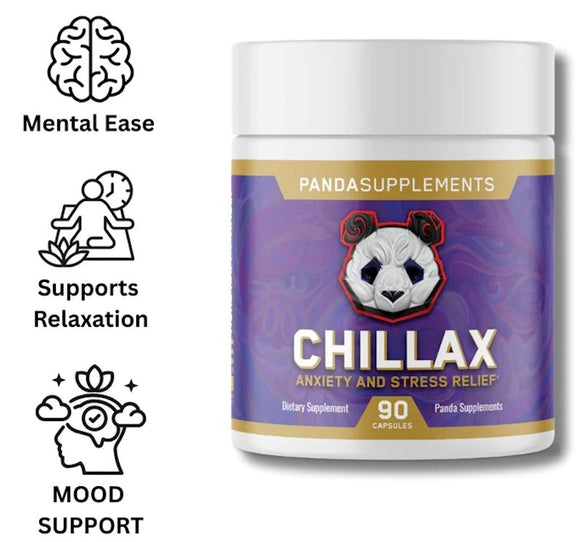 PANDA PREMIUM CHILLAX | Anxiety & Stress Relief Supplement – Less Stress|Sleep Aid|Bodyandfitness.com