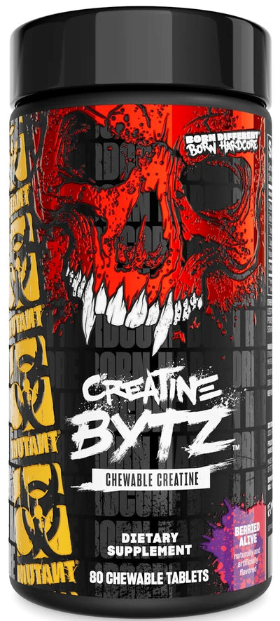 MUTANT Creatine Bytz – Sugar Free Chewable Tabs Tangy Blue Razz (Copy)|Creatine|Bodyandfitness.com