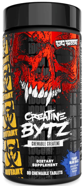 MUTANT Creatine Bytz – Sugar Free Chewable Tabs Tangy Blue Razz (Copy)|Creatine|Bodyandfitness.com