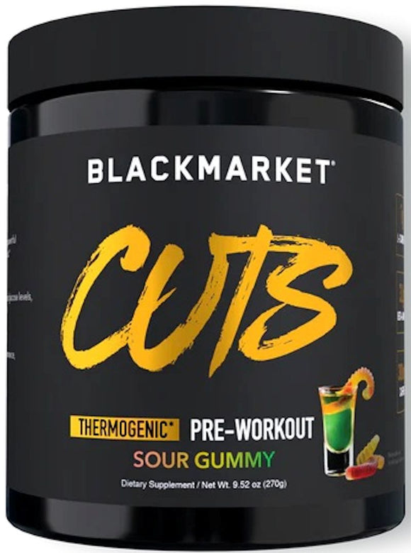 BlackMarket Labs Cuts|Pre Workout|Bodyandfitness.com